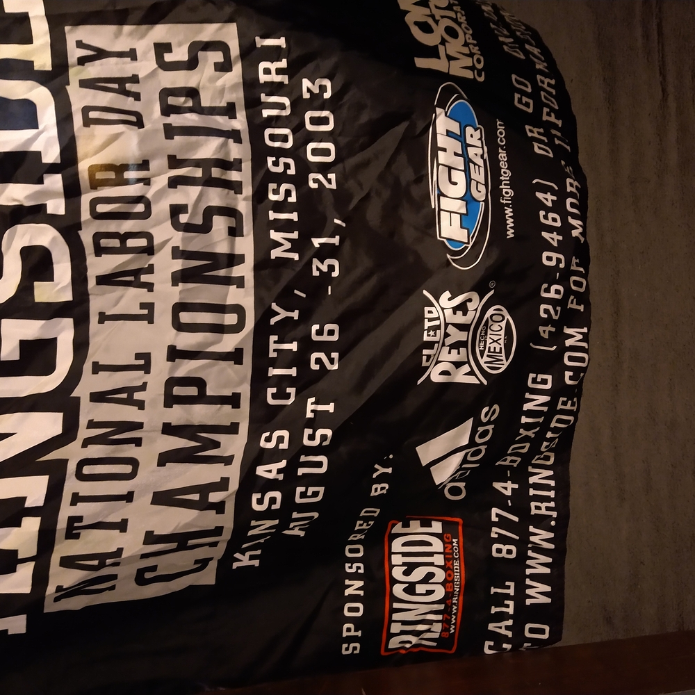 Ringside Boxing Championship Banner - Picture 2 of 2